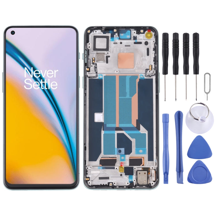 Per OnePlus Nord 2 5G DN2101 DN2103 Digitizer Assemblea completa con cornice Schermo LCD OEM, For OnePlus Nord 2 5G Per OnePlus Nord 2 5G DN2101 DN2103 Digitizer Assemblea completa con cornice Schermo LCD OEM, For OnePlus Nord 2 5G